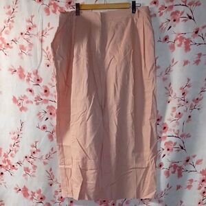 ASOS Pink Cargo Pencil Skirt Midi Casual